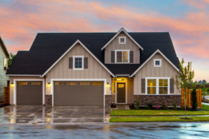 professionally roofed house