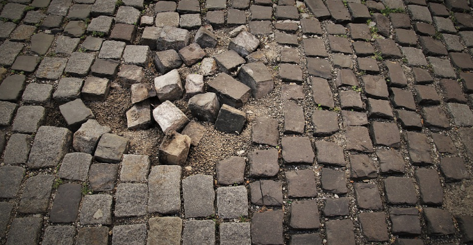 old pavement